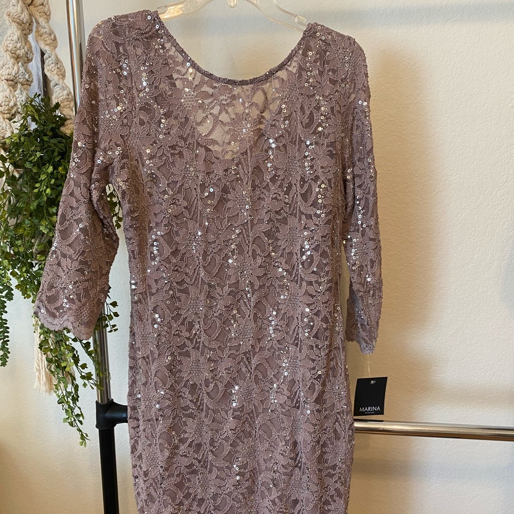 New with tags Long sleeve Sequin cocktail dress